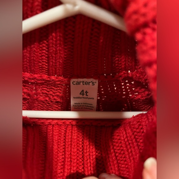 Carter's size 4T sweater shawl, NWT - Picture 7 of 9